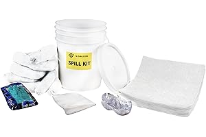 CTRL+Z Professional Spill Kit - Maximum Absorption Capacity for Oil and Hazardous Materials Cleanup