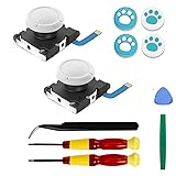 Veanic 2-Pack White Replacement Joystick Analog