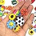 Mahoo 40 Pieces Kawaii Shoes Charms Shoes Wristband Bracelet and Gifts