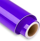 Lya Vinyl Dark Purple Permanent Vinyl 12x5ft for Cricut, Outdoor Self Adhesive