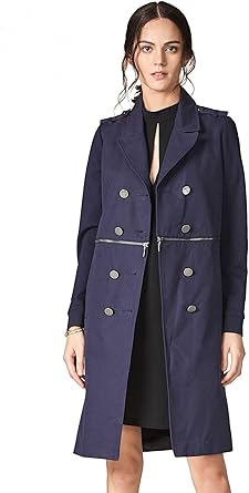 Amazon.com: Women Double-Breasted Windbreaker Vintage Lightweight Lapel Long Trench Coats: Clothing