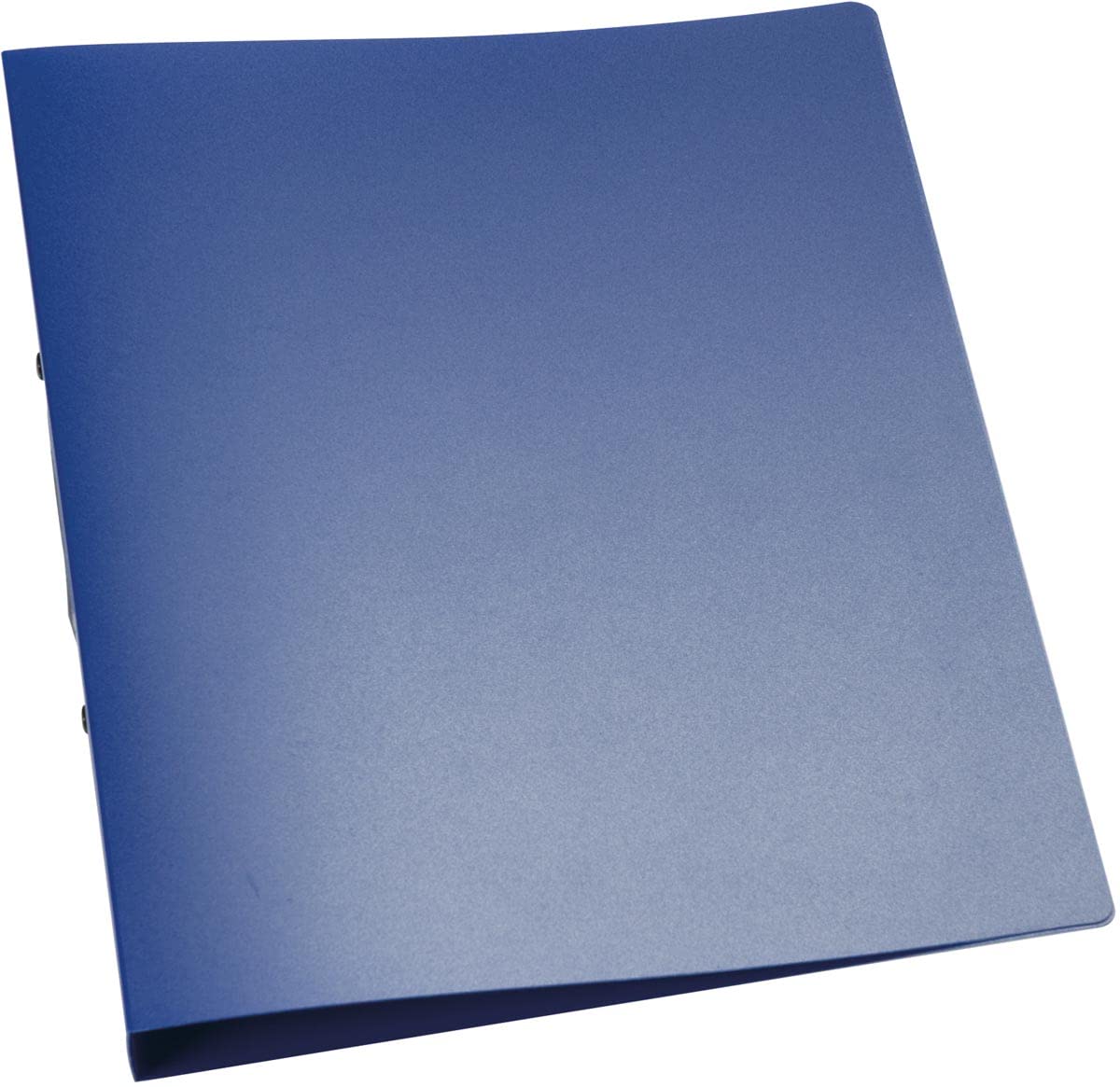Q-Connect 2 Ring Binder Frosted A4 Blue (Frosted polypropylene covers with 25mm capacity) KF02483