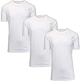 Galaxy by Harvic Mens Crew Neck Undershirts (3-Pack, 6-Pack and 9-Pack)