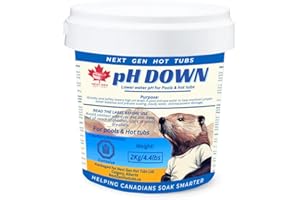 Next Gen Hot Tubs pH Down – 2Kg for Pools & Hot Tubs – Water pH Balancer – Prevents Scale Build-Up & Cloudy Water