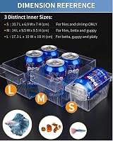 Uniclife Aquarium Fish Breeding Box Hatchery Incubator with Suction Cups view 3