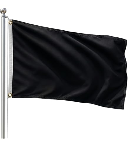 Amazon.com : Anley Pack of 2 Fly Breeze 3x5 Foot Solid Black Flag