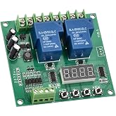 YYB-5 12v 24v Forward/Reverse Motor Control Board Two Relay Timing Cycle Module