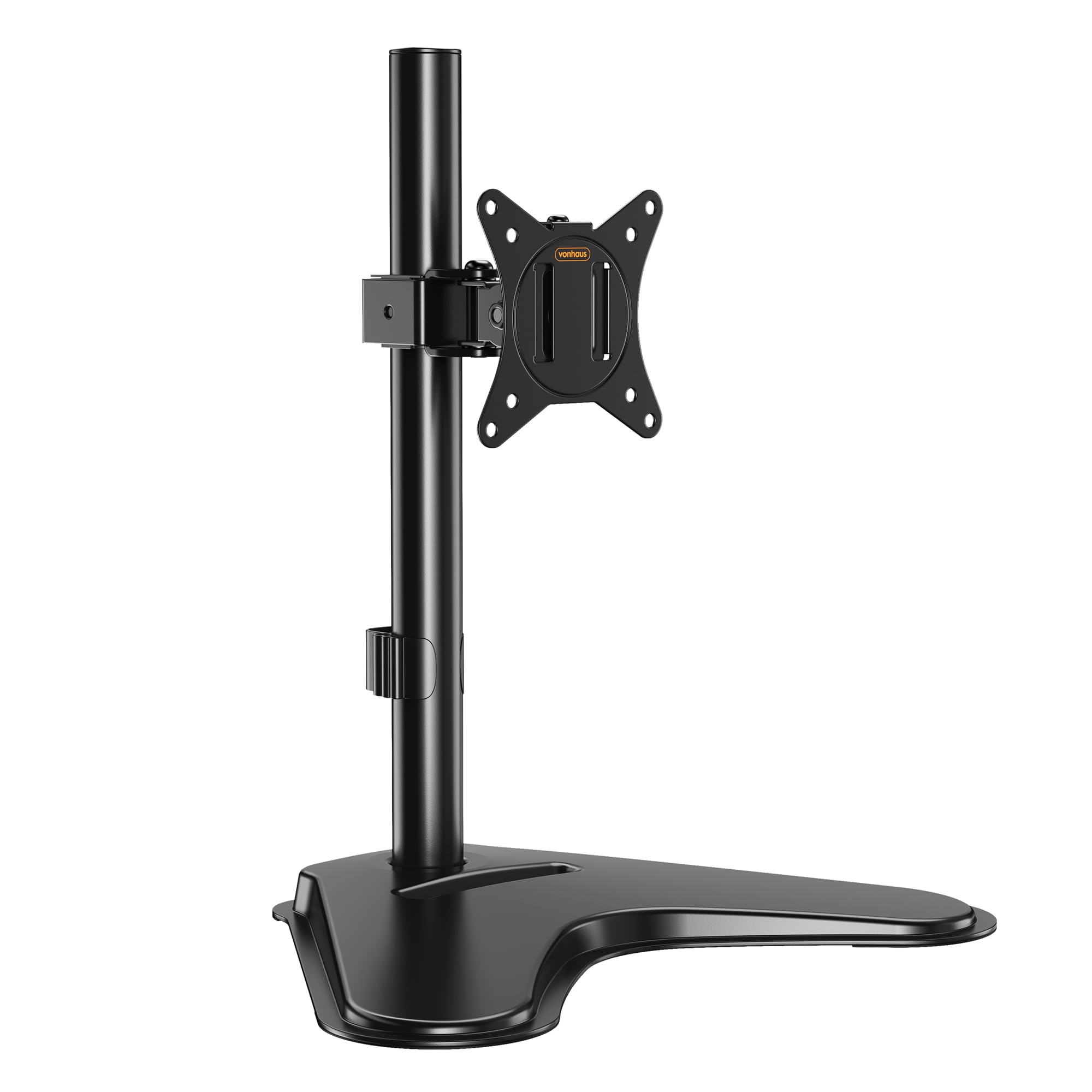 VonHaus Single Monitor Stand for 13-32" Screens, Monitor Desk Mount, Height Adjustable, Easy Assemble Stand with Full Tilt, Rotation & Swivel, VESA: 75x75 & 100x100mm