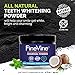 Teeth Whitening Powder Made in USA NATURALLY WHITEN TEETH and REMOVES BREATH Best Natural Tooth Whitener Product (Peppermint)