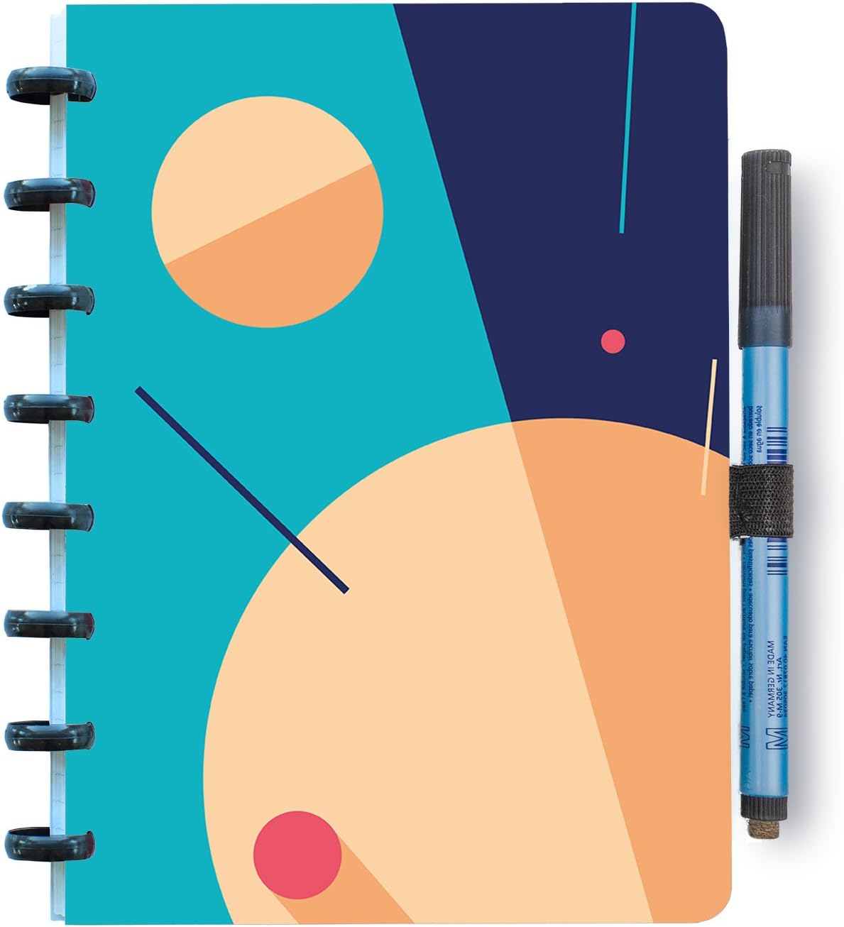 Circle Noteman - Eco Friendly Limited Edition Waterproof Whiteboard Notebook + FREE Staedtler marker (black)