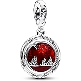 NUNUYAYA Charms Beads 925 Sterling Silver Butterfly Rabbit Leaf Flower Heart Dangle Pendant with 5A Cubic fits for Charms Bracelets for Woman Valentine's Day Mother's Day Christmas Birthday Gift