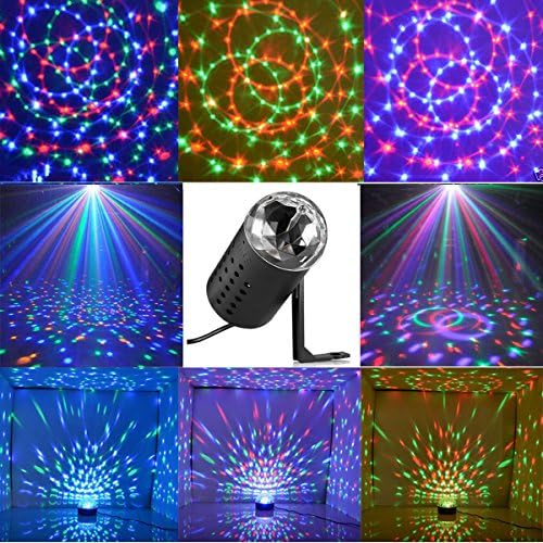 New <1&amp;Small Size> Projector DJ Disco KTV Light Stage R&amp;G Party Lighting Show Plug Black