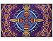 Sunshine Joy 3D Magic Mushroom Tapestry Tablecloth Wall Art Beach Sheet Huge 60x90 Inches - Amazing 3D Effects