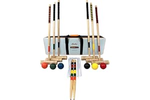 Baden 6-Player Champions Croquet Set with Soft Grip Handles Medium