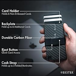 Ekster Carbon Fiber Wallet | Minimalist Card Holder