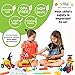 LoyToys Educational Engineering Building Blocks & Gears Set, 80 Piece for age 4-7 Boys & Girls. Best Gift, STEM Toy- Promote Hand & Eye Coordination, Fine Motor Skills & Creativity. Storage Bag Incl.