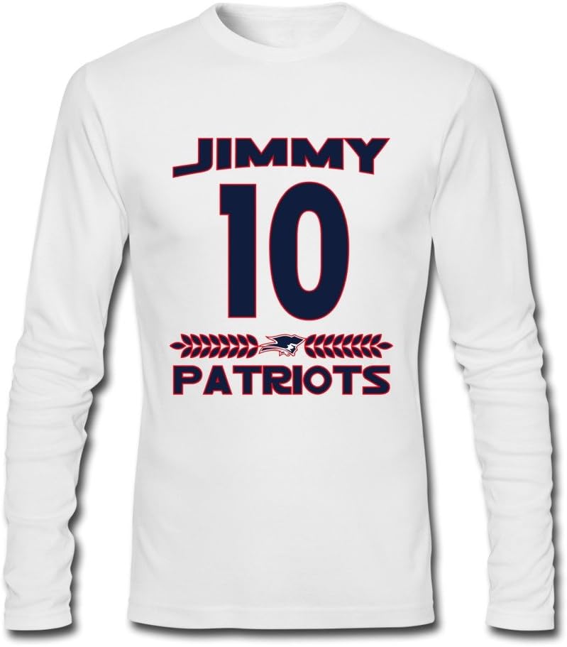 Men S 10 Jimmy Garoppolo New England Patriots T Shirts Xxl White Geek Amazon Ca Clothing Accessories