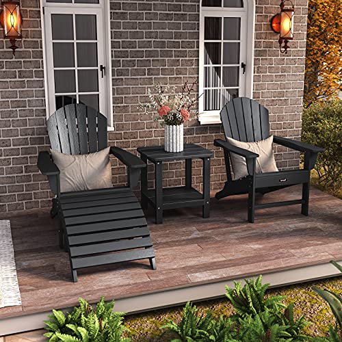 SERWALL Adirondack Chair AdultSize, Weather Resistant for Patio Deck