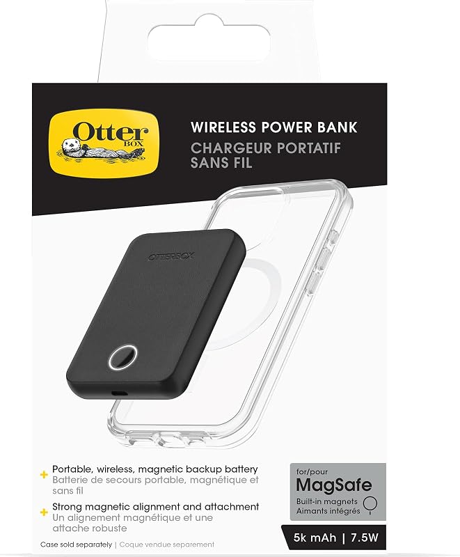 5.000 mAh Wireless Power Bank für MagSafe, Schwarz