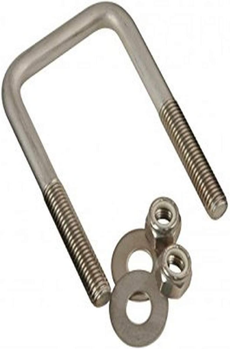 CE Smith 15281GA Galvanized Square Bend UBolt, 7/16 Inch, Sports