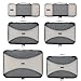 PRO Packing Cubes | 6 Piece Travel Bags Organizer for Luggage | Multi-size Ultralight Travel Cubes | Suitcase Organizer Bags Set | Makes Packing Easy - Silver