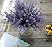 Butterfly Craze Lifelike Artificial Lavender Plants - Perfect for Crafting, Home Decor, and Weddings, Pair with Fake/Dried Flowers Like Purple Roses, Nearly Natural Faux Silk Flowers, 8-Piece Bundle