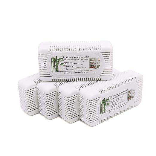 Disi - Cajas de carbón Activado de bambú Natural (5 Unidades) para ...