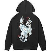 Niepce Inc Zip Up Graphic Embroidered Hoodie for Men | Japanese Streetwear, Fleece, Everyday Wear, Gift for Boyfriend or Son