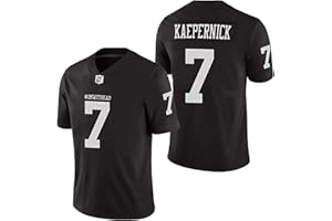 MESOSPERO ImWithKap 7 Colin Kaepernick IM with KAP All Stitched Movie Football Jersey Black S-XXXL