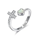 Mic Tai 925 Sterling Silver Cross Purity Ring