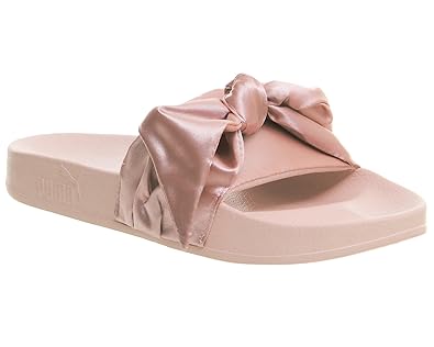 puma bow slides pink