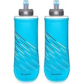 HydraPak SoftFlask Speed 500ml 2-Pack - Compressible Soft Flask Water Bottle, Perfect Fit for Hydration Vests and Running Packs with Easy Open Cap (500ml/17oz)
