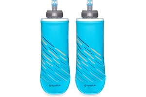 HydraPak SoftFlask Speed 500ml 2-Pack - Compressible Soft Flask Water Bottle, Perfect Fit for Hydration Vests and Running Packs with Easy Open Cap (500ml/17oz)