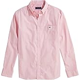 Vineyard Vines Mens Shoreline Solid Perfect Wash Poplin Shirt