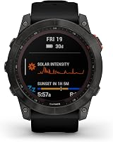 Garmin Fenix 7X Solar Smartwatch GPS Touchscreen Rugged Outdoor Slate Gray Black