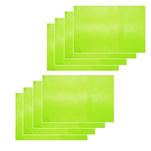 TECHSON - 8 Alfombrillas de refrigerador, de plástico ...