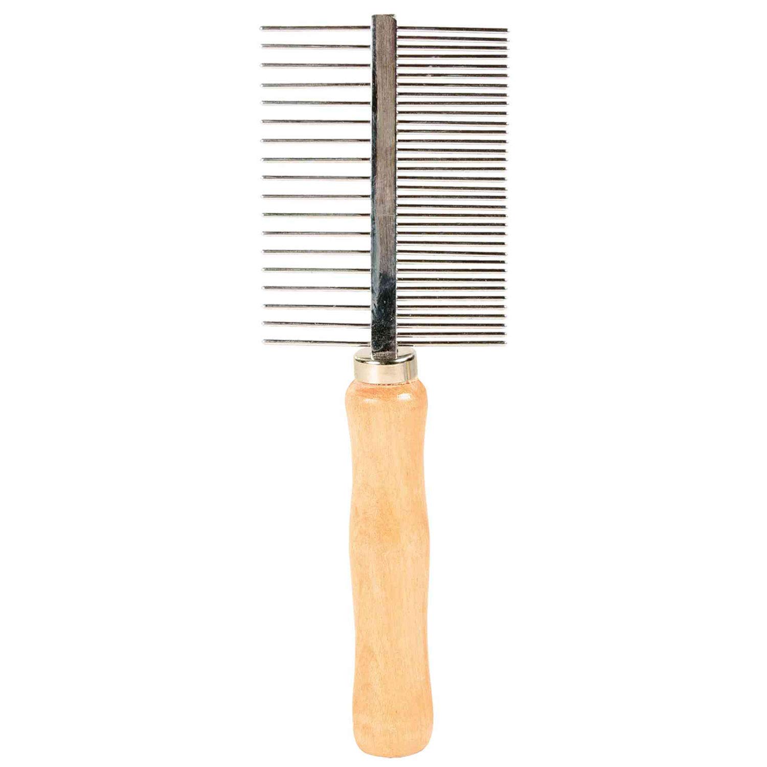 Trixie Medium and Wide Teeth Double-Sided Comb, 17 cm