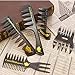 5 PCS Hair Comb Styling Set Barber Hairstylist Accessories - Professional Shaping & Teasing Wet Combs Tools with Packaging Bag, Anti Static Hair Brush for Men Boys