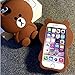 iPhone 6s Case, iPhone 6 Case, MATE Cute Cool 3D Cartoon Bear Soft Silicon Gel Protective Back Cover for Girl and Women - 4.7 inch