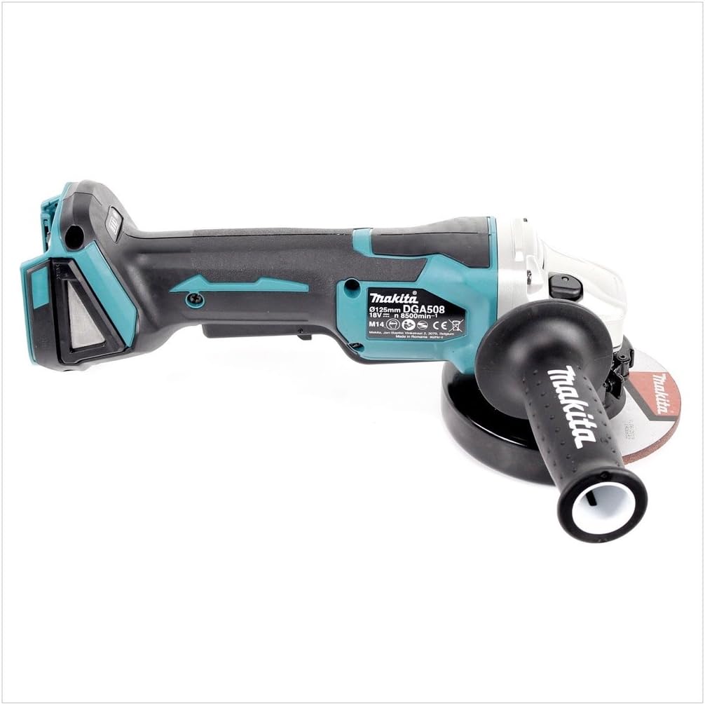 Makita Dga 508 Z 18 V Li Ion Brushless Battery 125 Mm Angle Grinder Solo Device Only Amazon De Baumarkt