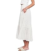 Velvet by Graham & Spencer Women's Amelia Cotton Eyelet Mix Skirt