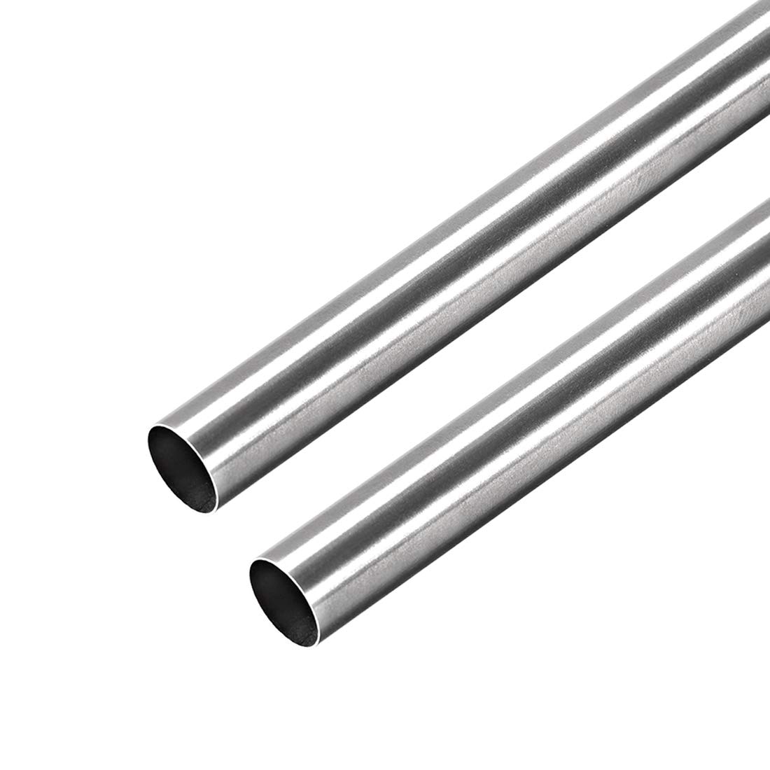 uxcell 304 Stainless Steel Round Tubing 10mm OD 0.2mm Wall Thickness 250mm Length Seamless Straight Pipe Tube 2 Pcs