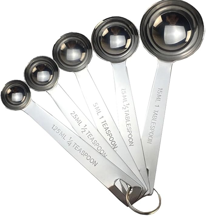 Measuring Spoon, Kollea Stainless Steel Measuring Spoons Set 6 Piece