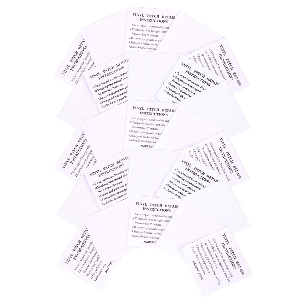 LaMure 20 Pcs Tent Tape Transparent Tenacious Flex Patches Repair Sticker Repair Tape for Camping Tents,Inflatable Boat,Lifebuoy and Awnings