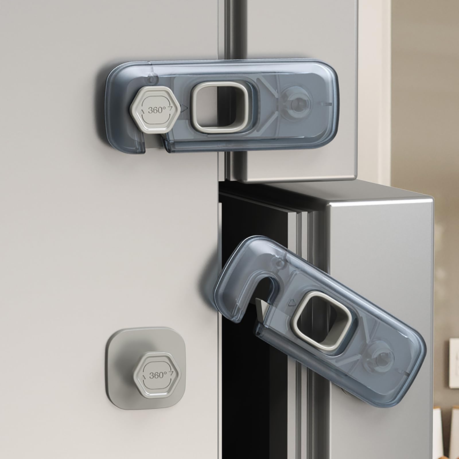 5 Pack Child Proof Refrigerator Lock, QYESWHSR