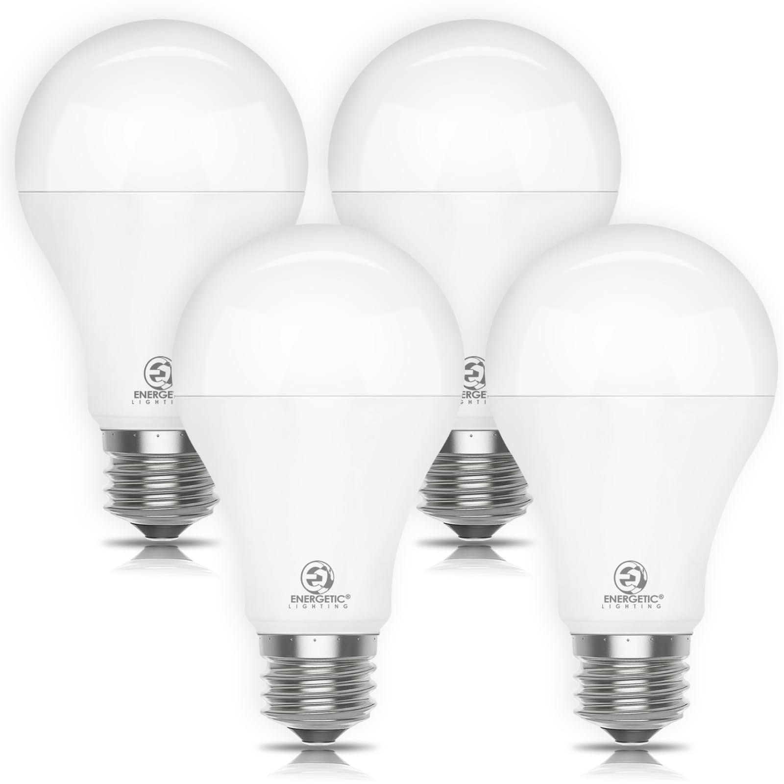 Photo 1 of Energetic Dimmable A21 LED Bulb, 150 Watt Equivalent, Super Bright Light Bulb, Warm White 3000K, 2300LM, Brightest LED Bulbs, E26 Standard Base, Damp Rated, ETL Listed, 4-Pack