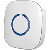 STARPOINT Extra Add-On Plugin Receiver for the STARPOINT Expandable Wireless Multi-Unit Long Range Doorbell Chime Alert System, Model LR, White