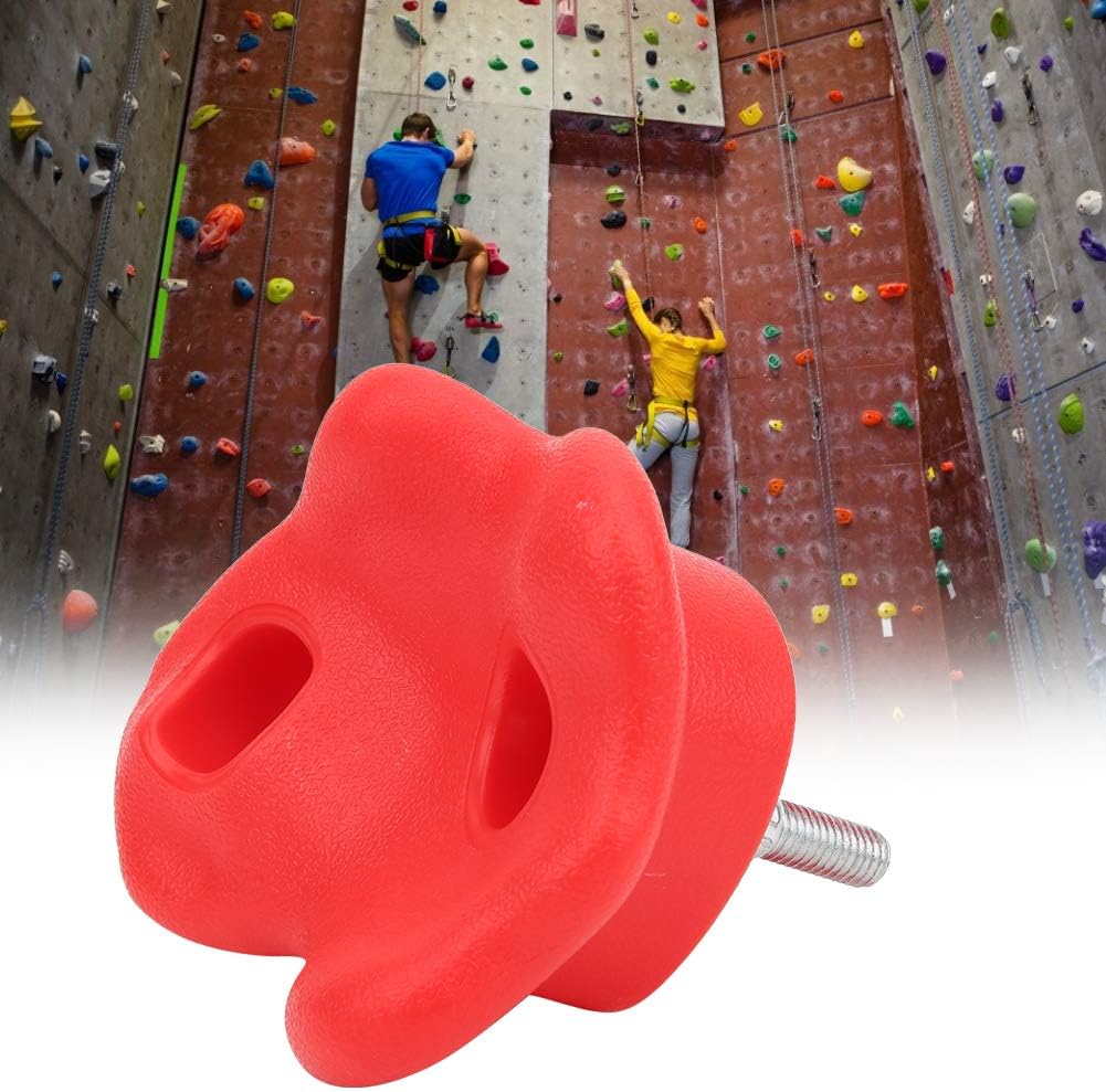Pbzydu Red Climbing Wall Holds, Bright Color Kids Climbing Holds, für