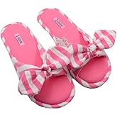 Millffy Summer Slippers for Women Indoor Open Toe Slippers Kawaii Cotton Bedroom Slippers for Womens Sandal Slippers