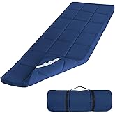 Cot Mattress Pad, Foam Quilted Sleeping Pad for Camping, Soft & Thick Camping Sleeping Pad Only, Cot Mattress Pad 75"x30" for